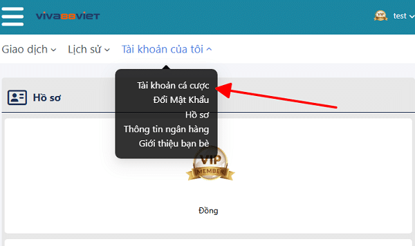 Tài khoản cá cược ibet888